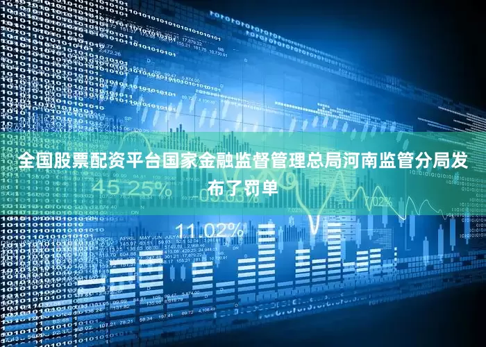 全国股票配资平台国家金融监督管理总局河南监管分局发布了罚单