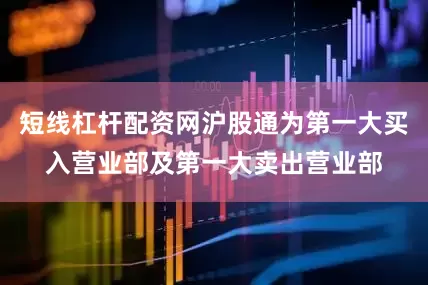短线杠杆配资网沪股通为第一大买入营业部及第一大卖出营业部